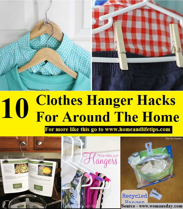 10 Clothes Hanger Hacks For Around The Home