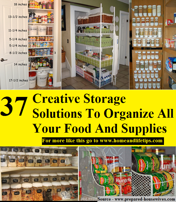37 Creative Storage Solutions To Organize All Your Food And Supplies
