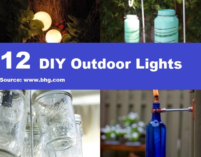 12 DIY Outdoor Lights