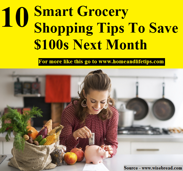 10 Smart Grocery Shopping Tips To Save $100s Next Month