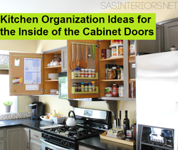 Kitchen Organization Ideas for the Inside of the Cabinet Doors