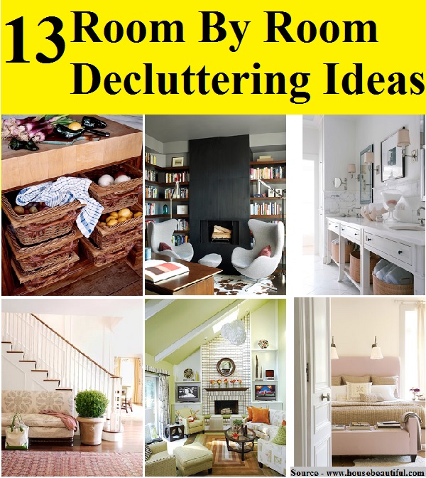 13 Room By Room Decluttering Ideas