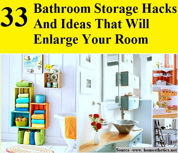 33 Bathroom Storage Hacks And Ideas That Will Enlarge Your Room