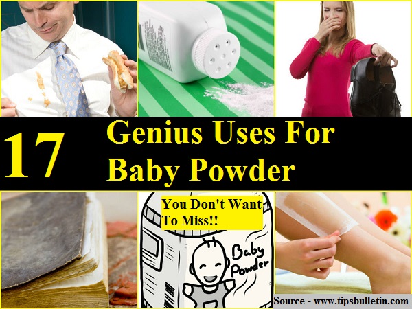 17 Genius Uses For Baby Powder