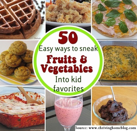 50 Easy Ways to Sneak Vegetables Into Kid Favorites