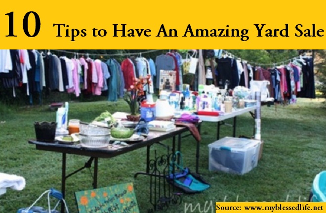 10 Tips to Have an Amazing Yard Sale