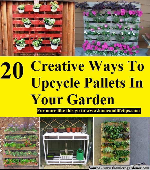 20 Creative Ways To Upcycle Pallets In Your Garden