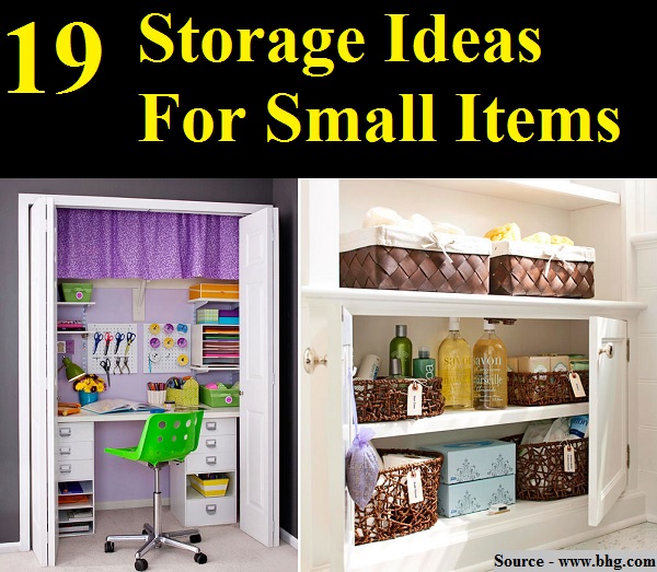 19 Storage Ideas For Small Items