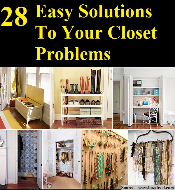 28 Easy Solutions To Your Closet Problems