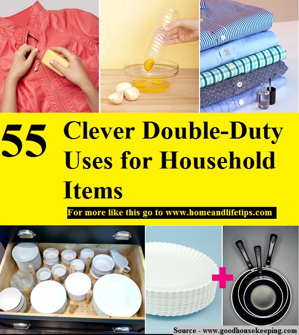 55 Clever Double-Duty Uses for Household Items