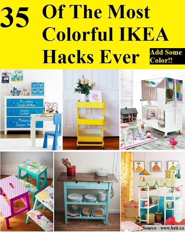 35 Of The Most Colorful IKEA Hacks Ever