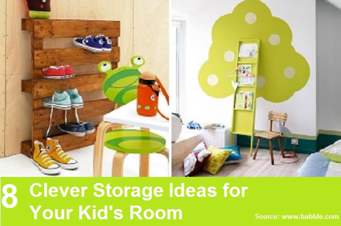 8 Clever Storage Ideas for Your Kids Room