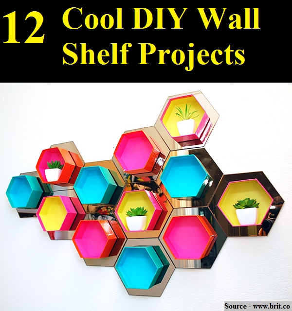 12 Cool DIY Wall Shelf Projects