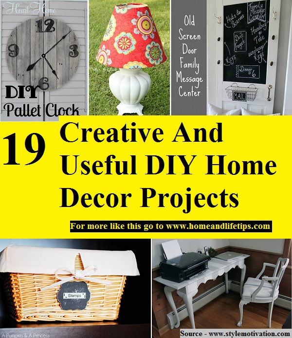 19 Creative And Useful DIY Home Decor Projects