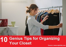 10 Genius Tips For Organizing Your Closet
