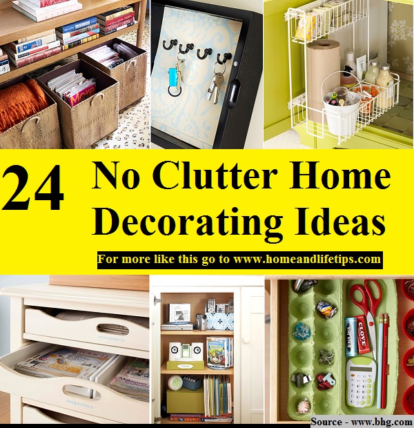 24 No Clutter Home Decorating Ideas