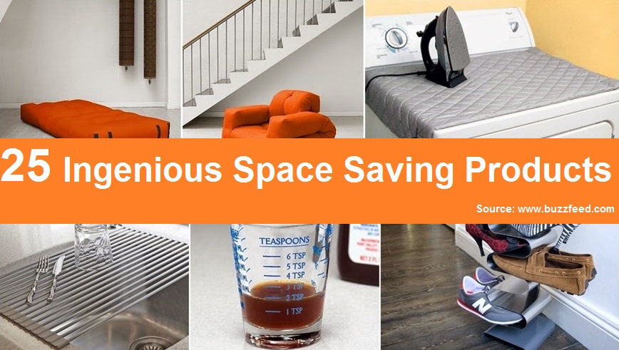 25 Ingenious Space Saving Products