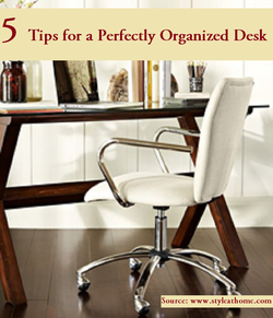 5 Tips for a Perfectly Organized Desk