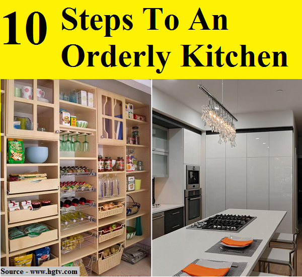 10 Steps To An Orderly Kitchen
