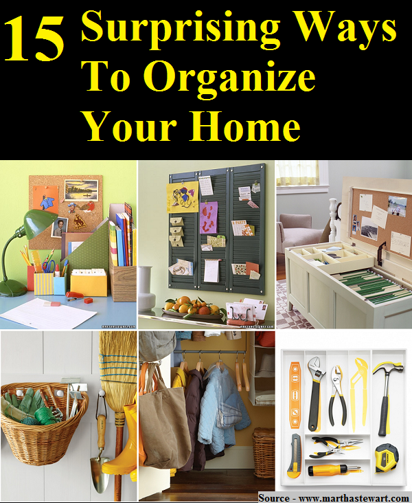 15 Surprising Ways To Organize Your Home