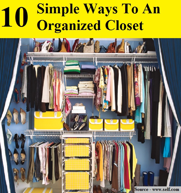 10 Simple Ways To An Organized Closet