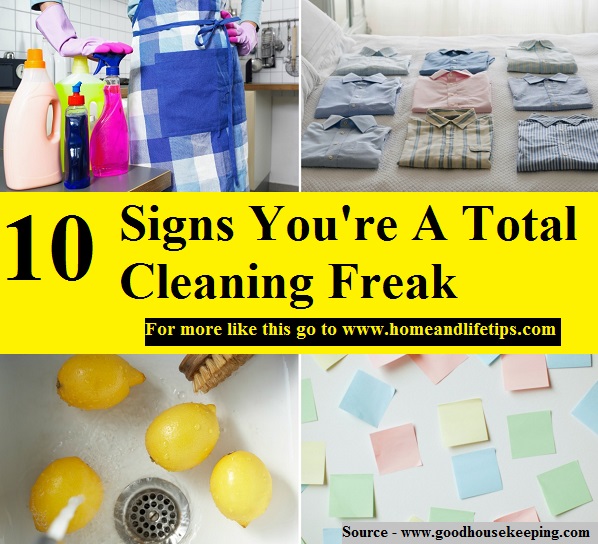 10 Signs You're A Total Cleaning Freak