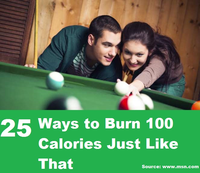 25 Ways to Burn 100 Calories Just Like That 