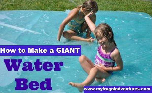 How to Make a Giant Outdoor Water Bed