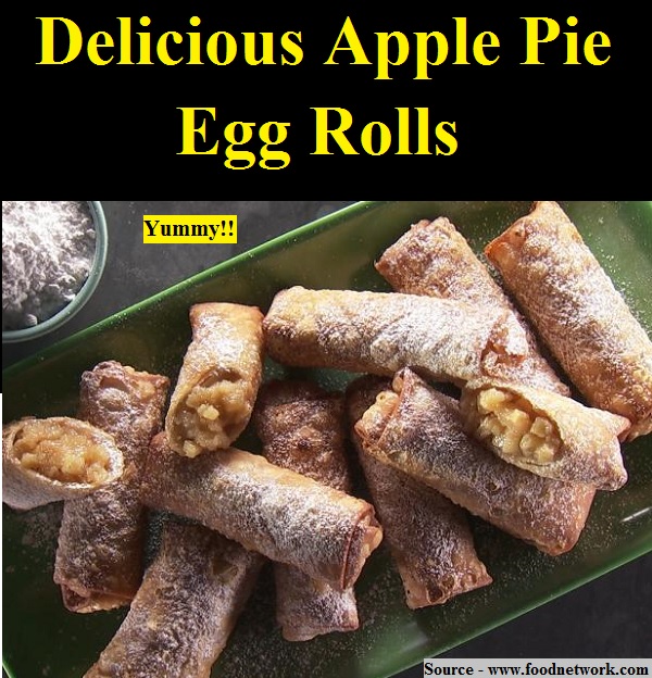 Delicious Apple Pie Egg Rolls