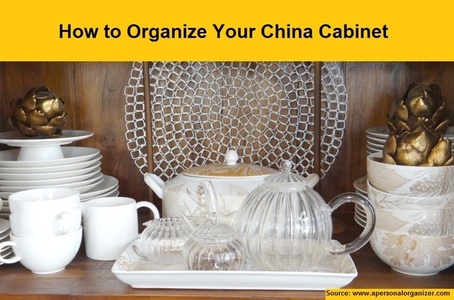 How to Organize Your China Cabinet
