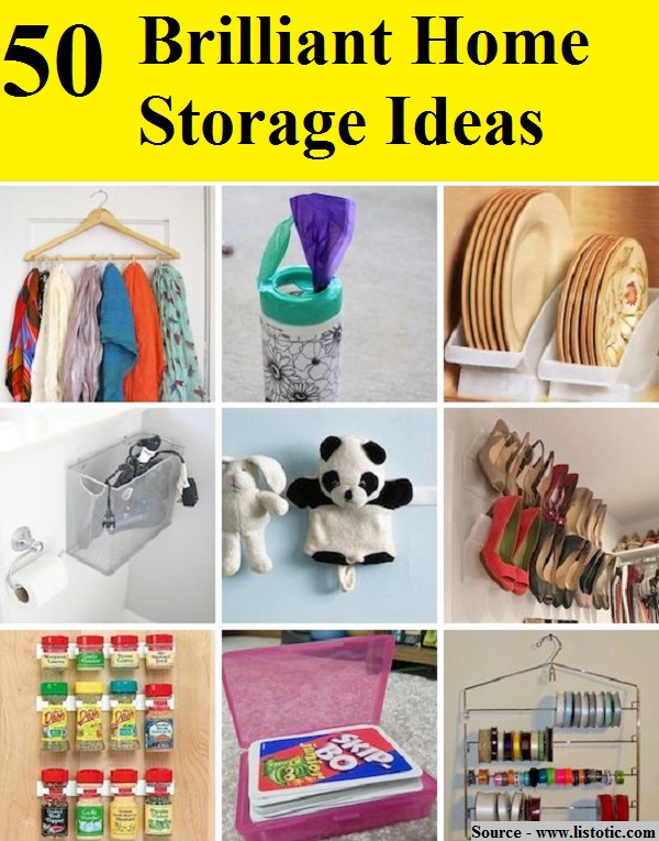 50 Brilliant Home Storage Ideas