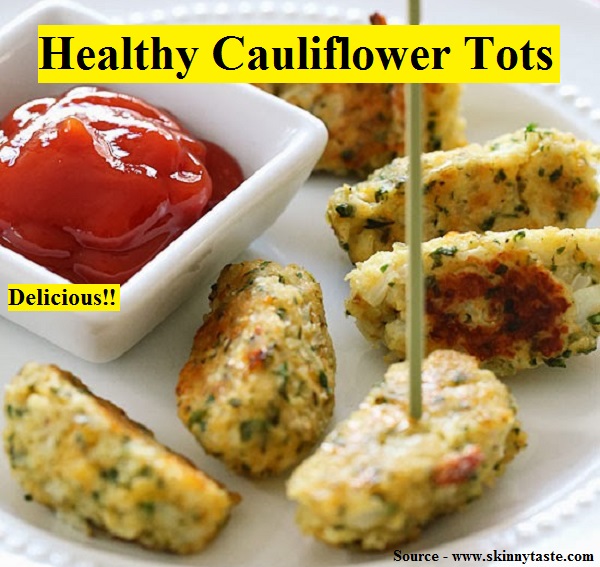 Healthy Cauliflower Tots
