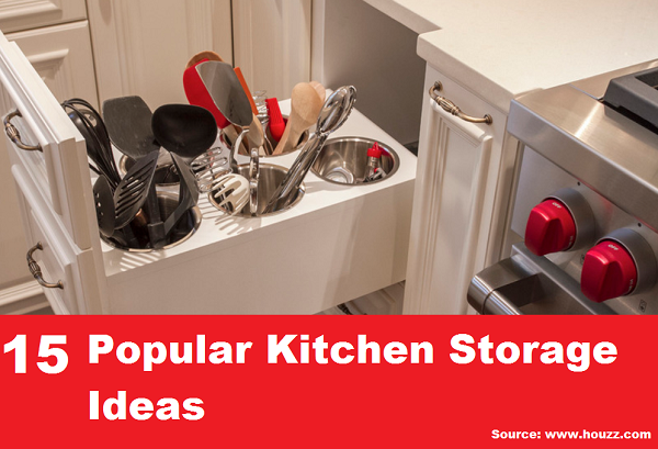 15 Popular Kitchen Storage Ideas 