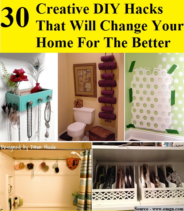 30 Creative DIY Hacks That Will Change Your Home For The Better