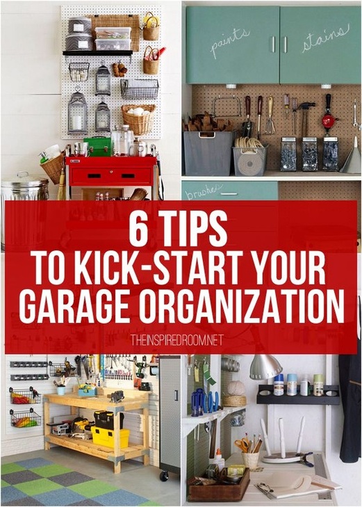 6 Tips to Kick-Start Garage Organization