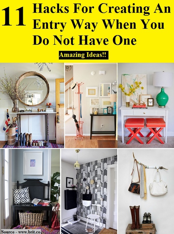 11 Hacks For Creating An Entry Way When You Do Not Have One
