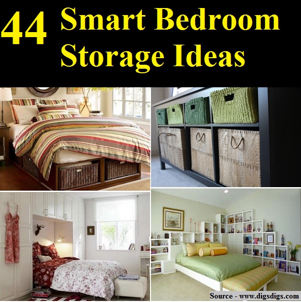 44 Smart Bedroom Storage Ideas