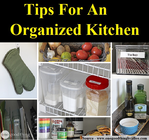 Tips For An Organized Kitchen
