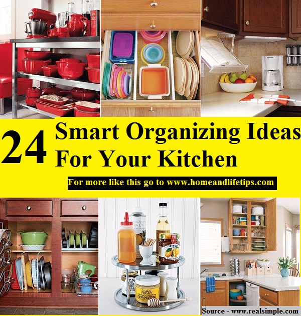 24 Smart Organizing Ideas For Your Kitchen