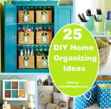 25 DIY Home Organizing Ideas