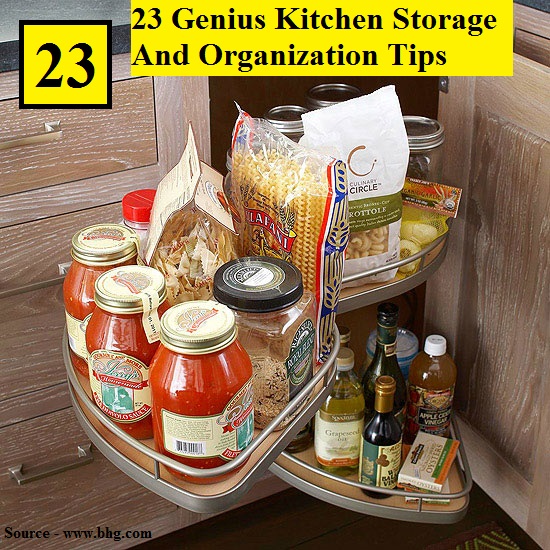 23 Genius Kitchen Organization and Storage Tips