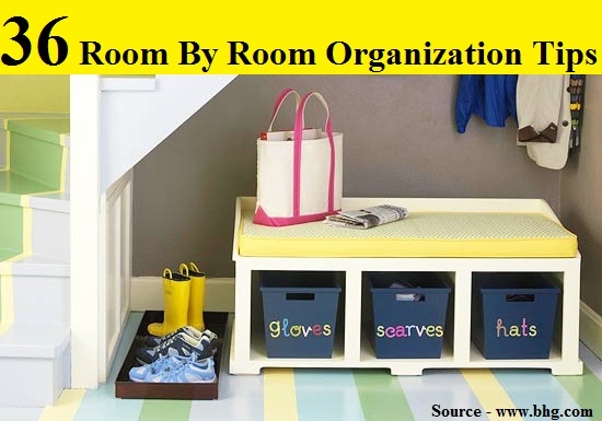 36 Room By Room Organization Tips