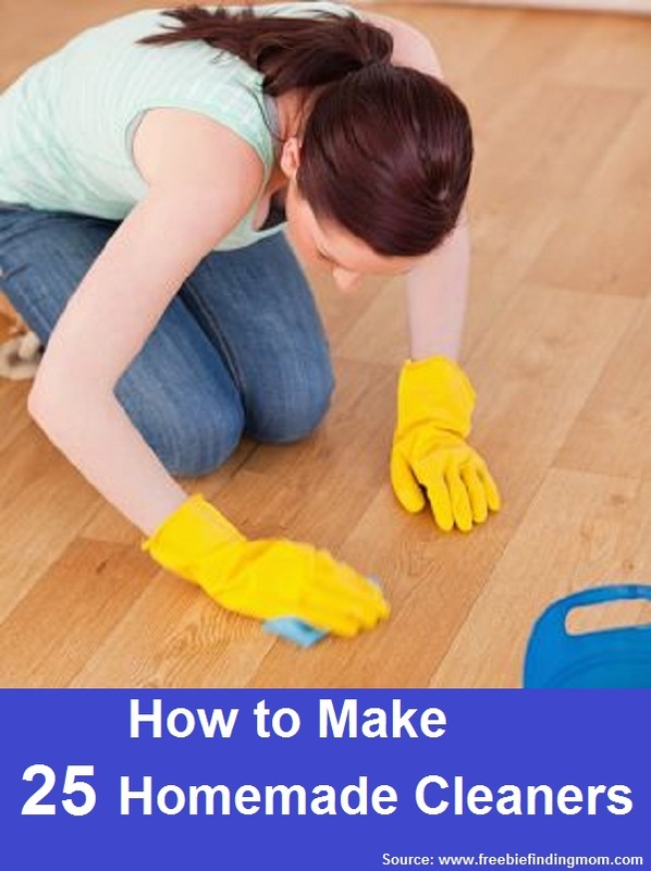 How to Make 25 Homemade Cleaners 