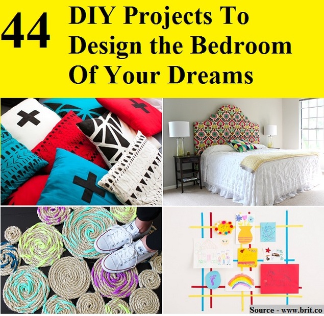 44 DIY Projects To Design the Bedroom Of Your Dreams