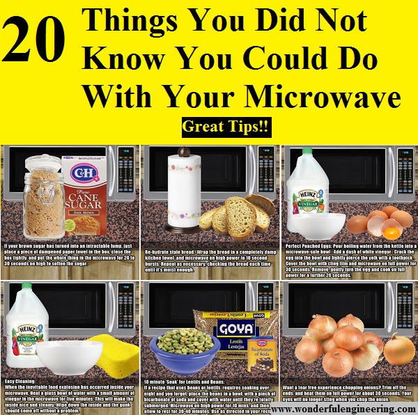 20 Things You Did Not Know You Could Do With Your Microwave