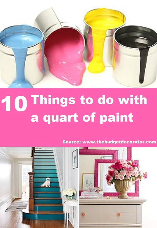 10 Things to Do with a Quart of Paint 
