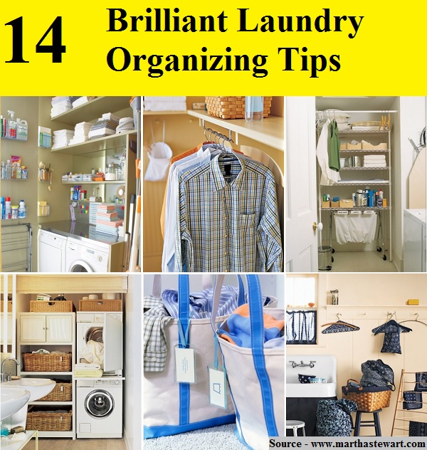 14 Brilliant Laundry Organizing Tips