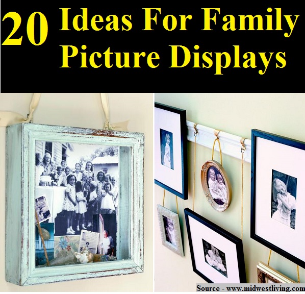 20 Ideas For Family Picture Displays
