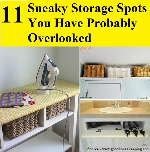 11 Sneaky Storage Spots You Have Probably Overlooked