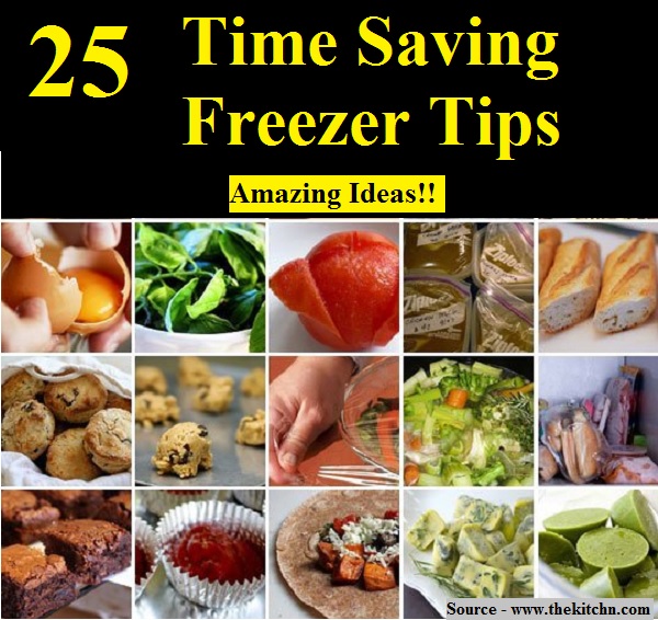 25 Time Saving Freezer Tips